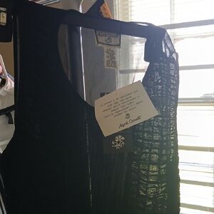 April Cornell Black Sheer Top